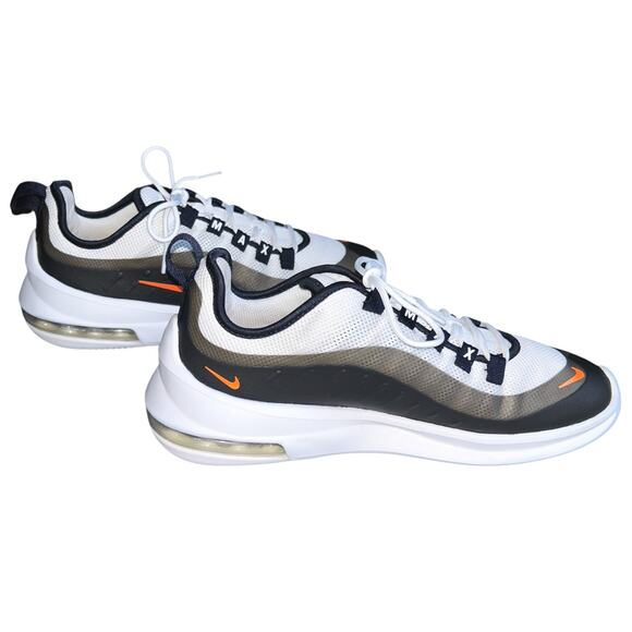 Nike Air Max Axis White Obsidian Orange Men's 7 Sneakers AA2146-108 - Picture 2 of 7